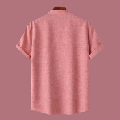 Men's Solid Color Short Sleeve Shirt - ChoreGirl