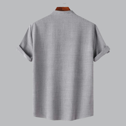 Men's Solid Color Short Sleeve Shirt - ChoreGirl