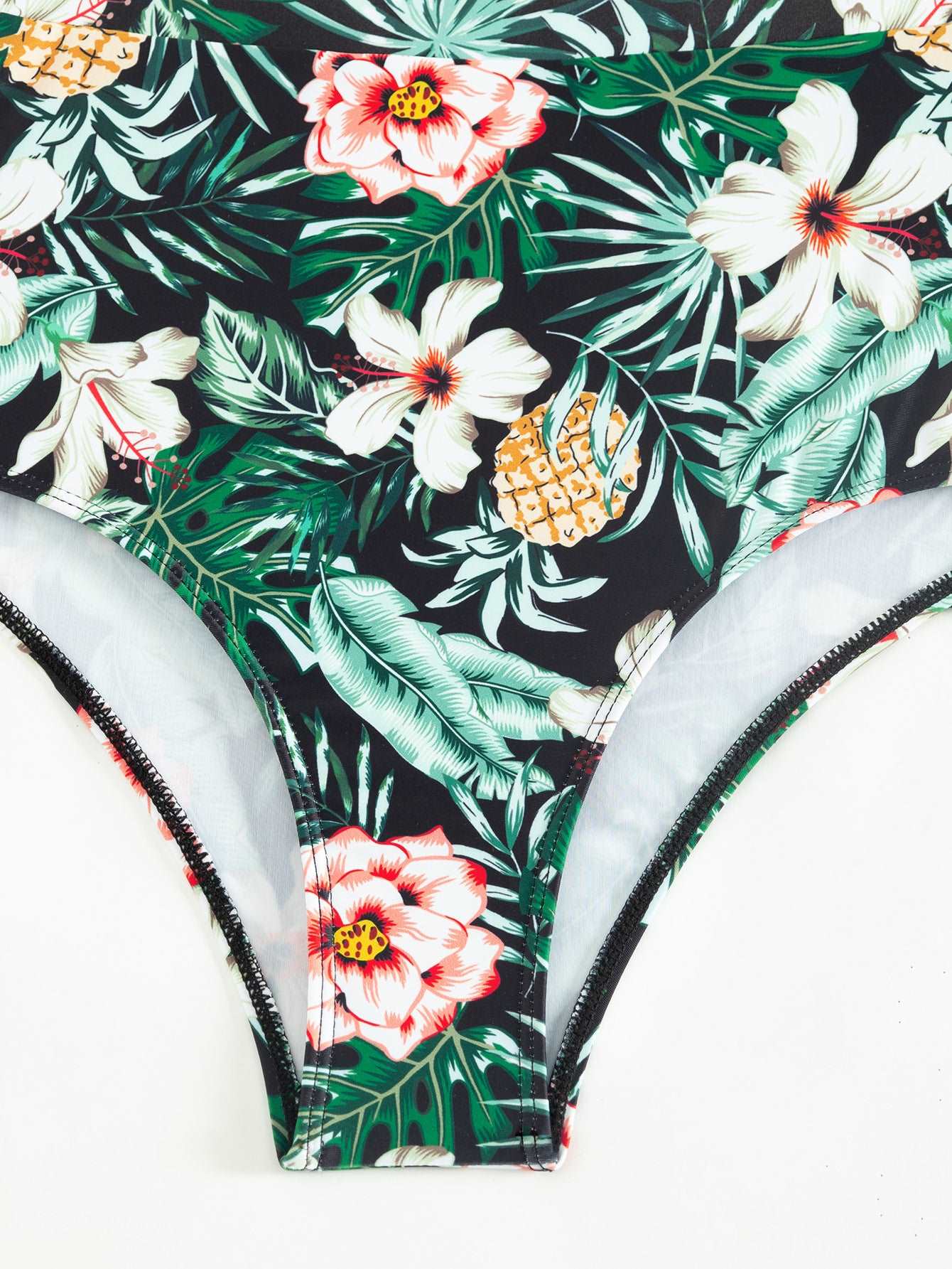 Women's Multicolor Printed Two-piece Swimsuit with Cover-up Robe - ChoreGirl