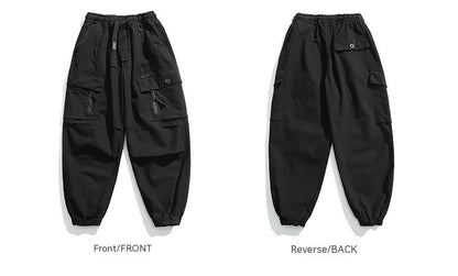 Men's Casual Washed Out And Dyed Loose Harem Pants - ChoreGirl