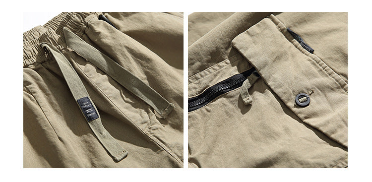 Men's Casual Washed Out And Dyed Loose Harem Pants - ChoreGirl