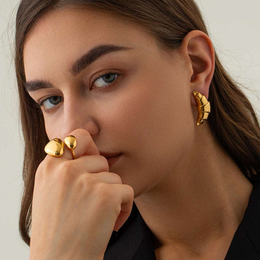 Women's Elegant Non-fading Open Ring - One Size - ChoreGirl