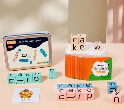 Kids Word Fight Building Blocks Parent-child Interactive Game - ChoreGirl