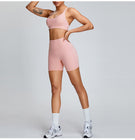 Set aus Yoga-Shorts und Oberteil zur Bauchkontraktion und Hüftstraffung für Damen