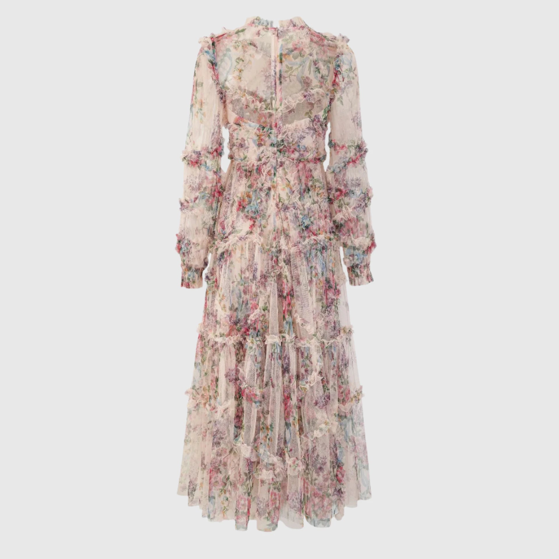 Women's Elegant Organza Pleated Dress - ChoreGirl