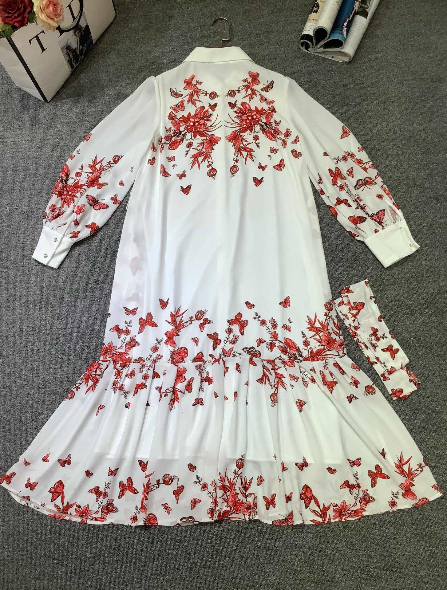 Women's Elegant Long Sleeve Shirt Dress - ChoreGirl
