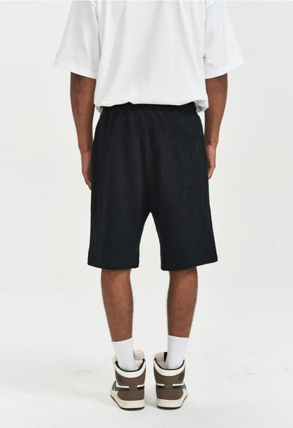 Men's Casual Loose Drawstring Heavy Cotton Shorts - ChoreGirl