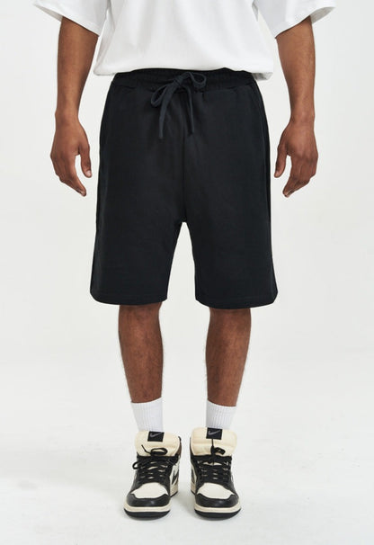 Men's Casual Loose Drawstring Heavy Cotton Shorts - ChoreGirl