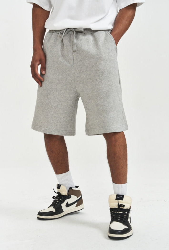 Men's Casual Loose Drawstring Heavy Cotton Shorts - ChoreGirl