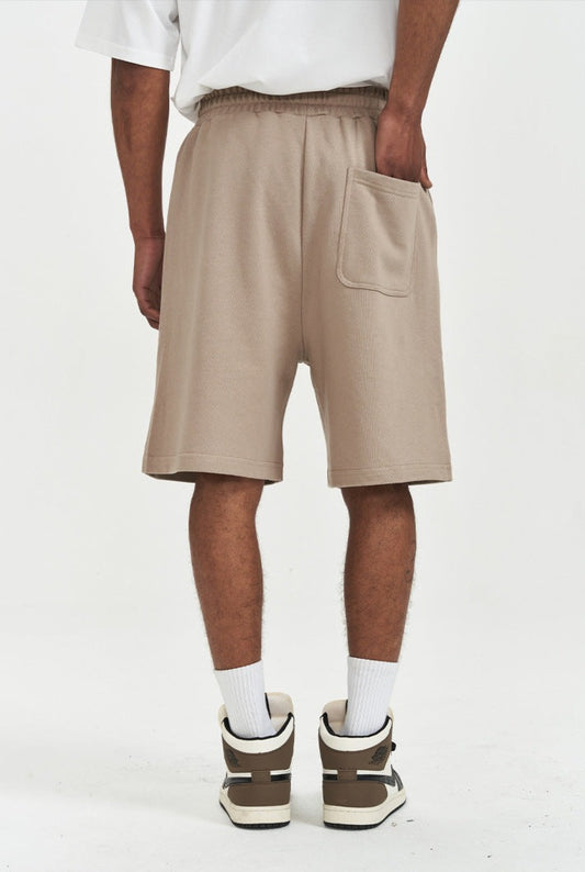 Men's Casual Loose Drawstring Heavy Cotton Shorts - ChoreGirl