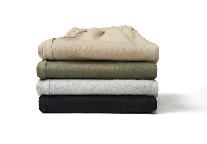 Men's Casual Loose Drawstring Heavy Cotton Shorts - ChoreGirl