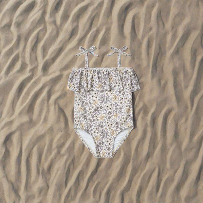 Baby Girl Elastic Sun Protection Quick-drying One Piece Swimsuit - ChoreGirl