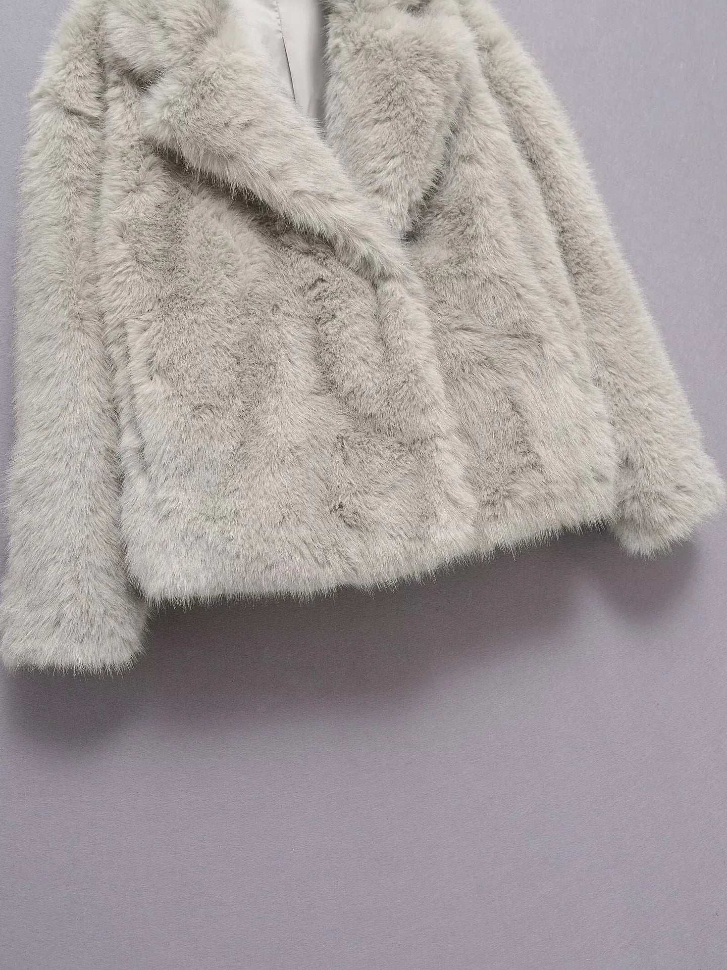 Women's Casual Long Sleeve Soft Furry Coat