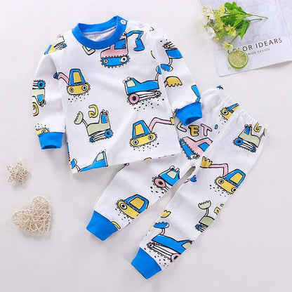 Baby Cotton Pajamas, Loungewear Two-piece Set - ChoreGirl
