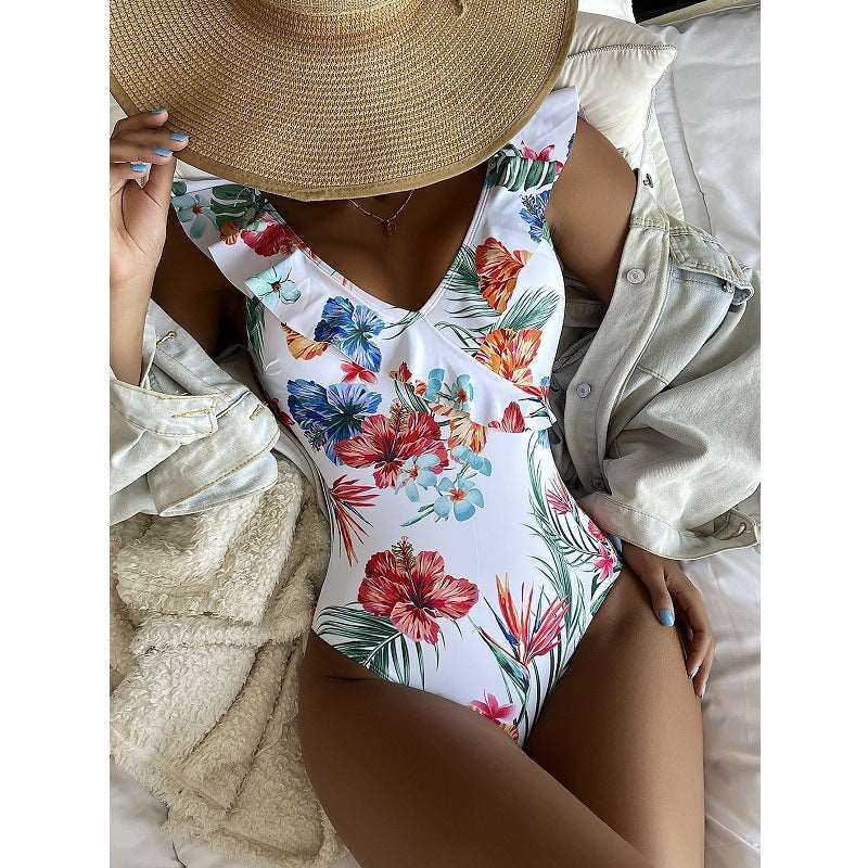 Women's Elegant One Piece Swimsuit - ChoreGirl
