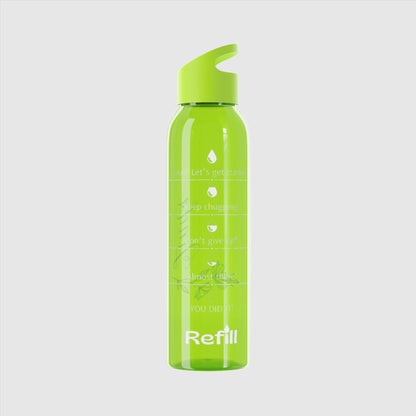Custom Name "The Flower" Sky Water Bottle | PERSONALIZED - ChoreGirl