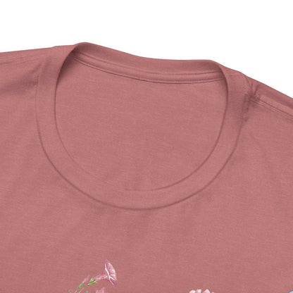 Unisex Vintage Wild Flower and Bee Jersey Short Sleeve Tee - ChoreGirl