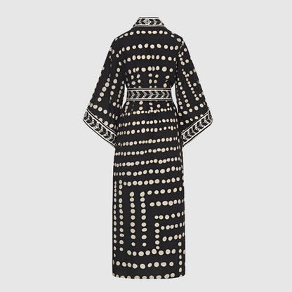 Women's Long Sleeve Loose Bikini Cover Up Beach Robe - ChoreGirl