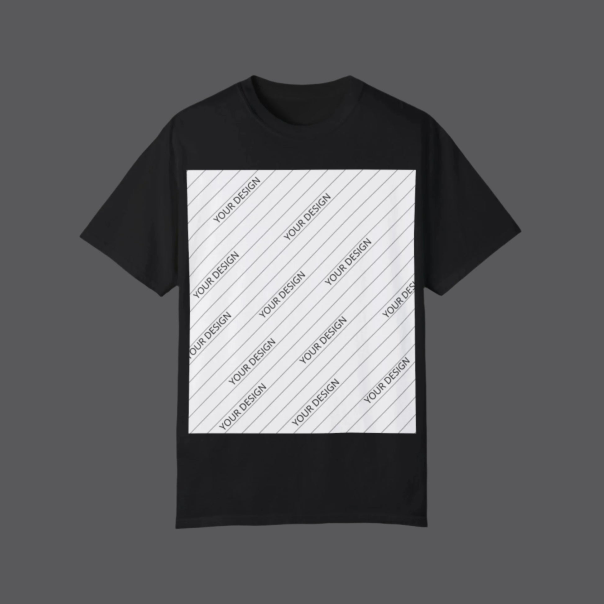 Custom Unisex Garment-Dyed T-Shirt - Personalize Your Design - ChoreGirl