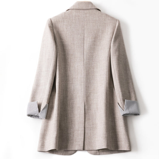 Women's Loose Casual Suit Style Jacket - ChoreGirl