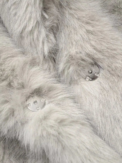 Women's Casual Long Sleeve Soft Furry Coat