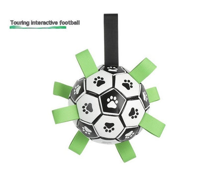Dog Interactive Soccer Toys Dog for Training, Chewing, Teething - ChoreGirl