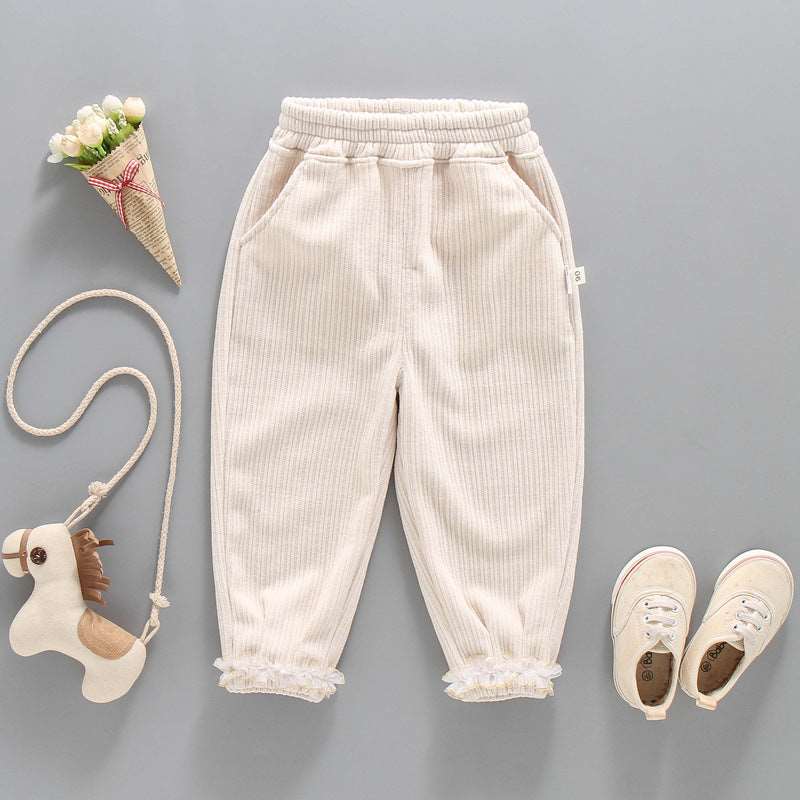 Baby Boys and Girls Solid Color Casual Pants - ChoreGirl