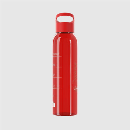 Custom Name "The Flower" Sky Water Bottle | PERSONALIZED - ChoreGirl