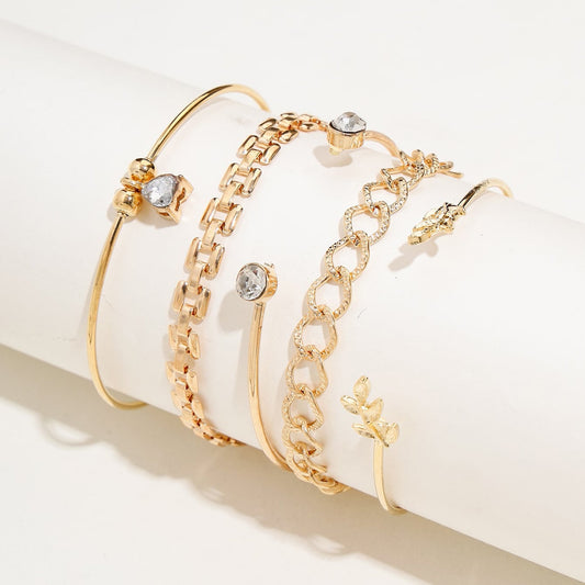 Women's Fashion Beaded 5-piece Bracelet Set - ChoreGirl