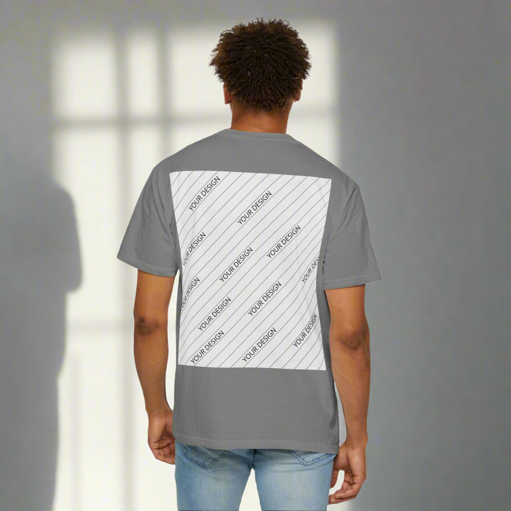 Custom Unisex Garment-Dyed T-Shirt - Personalize Your Design - ChoreGirl