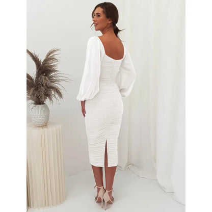 Women's Fashion Lace Stitching Tight Dress - ChoreGirl
