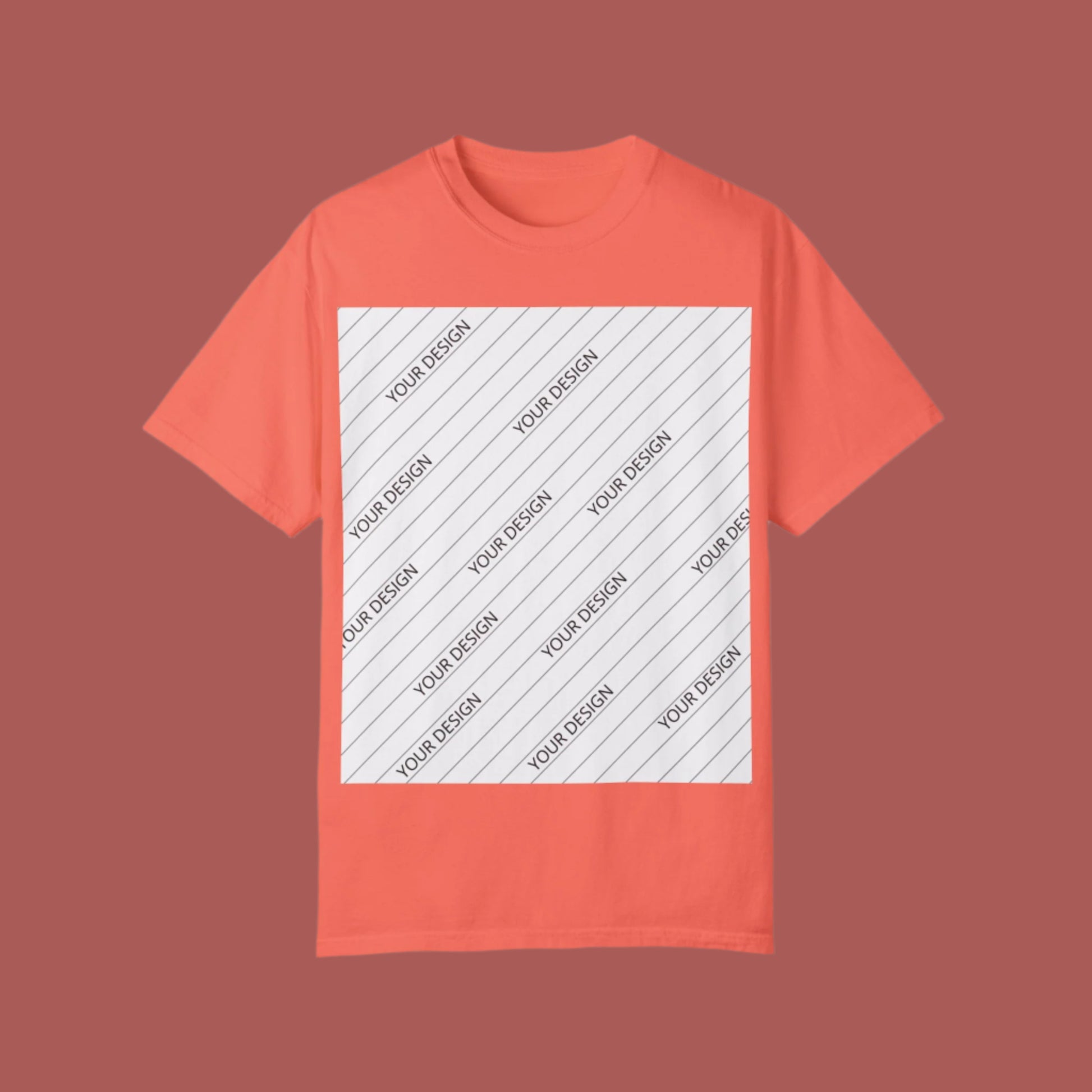 Custom Unisex Garment-Dyed T-Shirt - Personalize Your Design - ChoreGirl