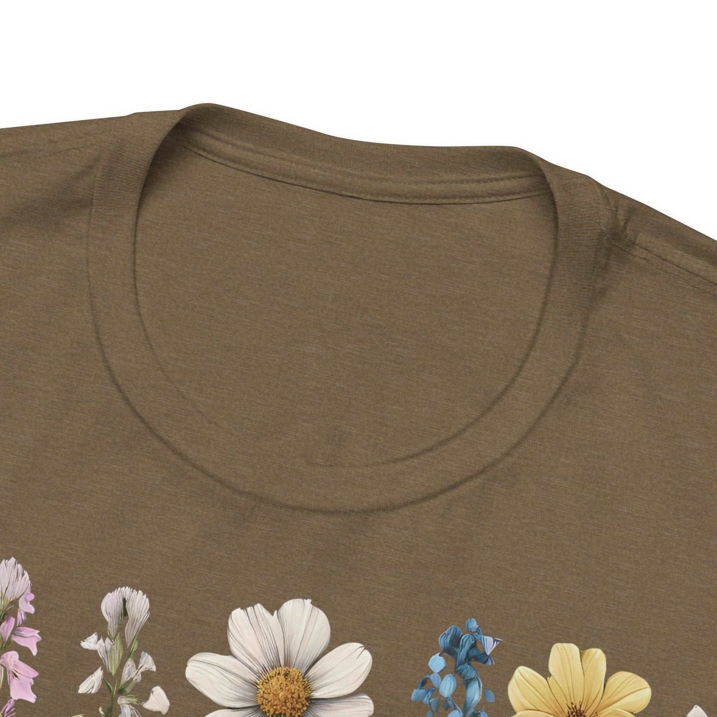 Custom Unisex Vintage Gardening Style Flower Jersey Short Sleeve Tee | PERSONALIZED - ChoreGirl