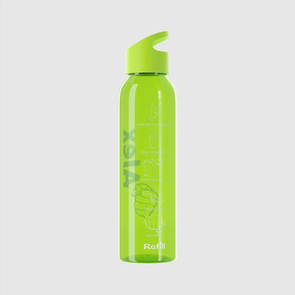 Custom Name "The Strong One" Sky Water Bottle | PERSONALIZED - ChoreGirl