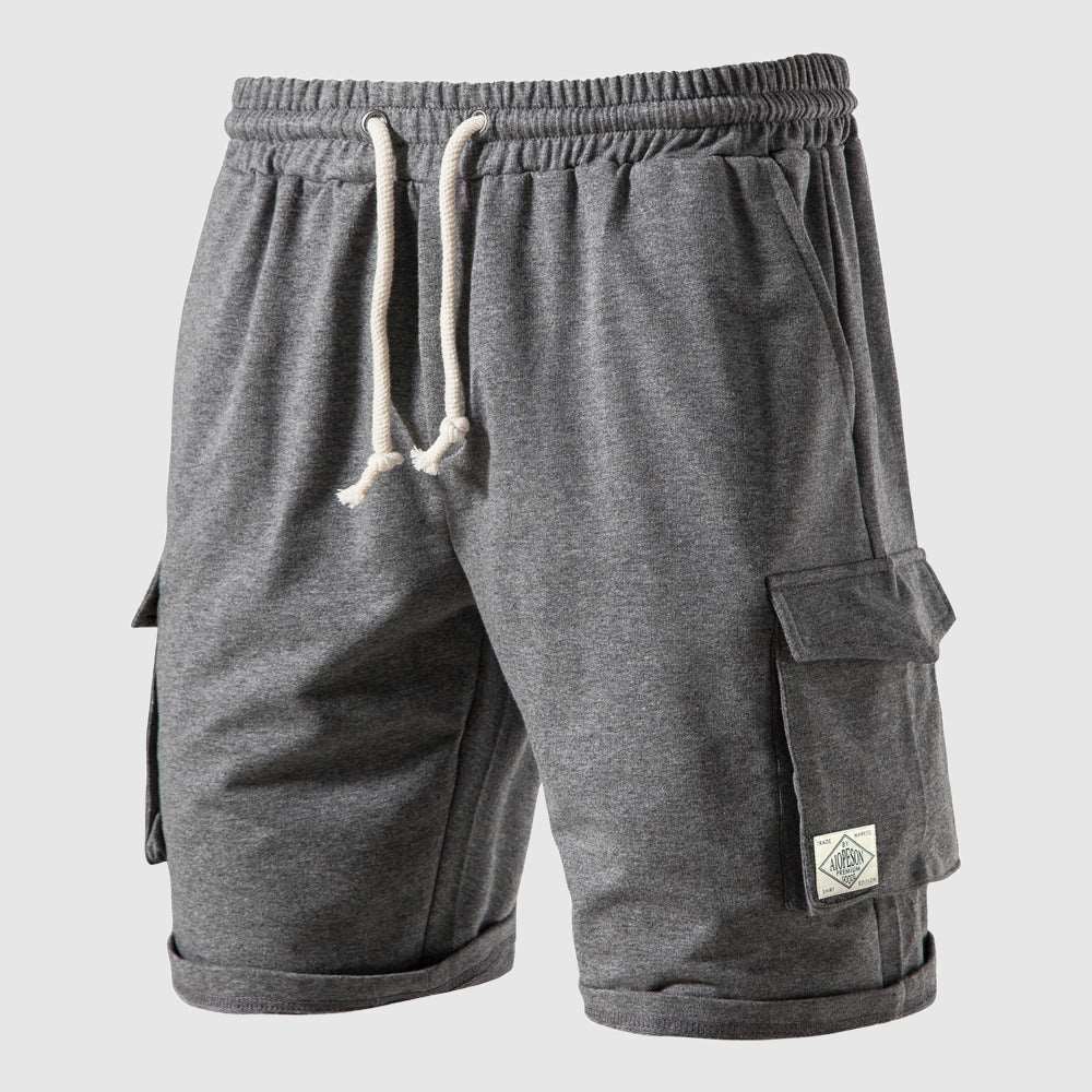 Men's Casual Elastic Waist Tether Shorts - ChoreGirl