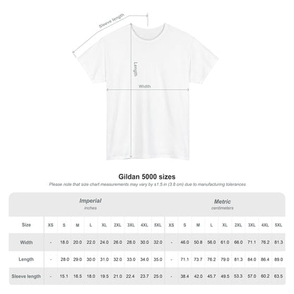 Personalized Custom Made Unisex Heavy Cotton Tee | Gildan 5000 - ChoreGirl