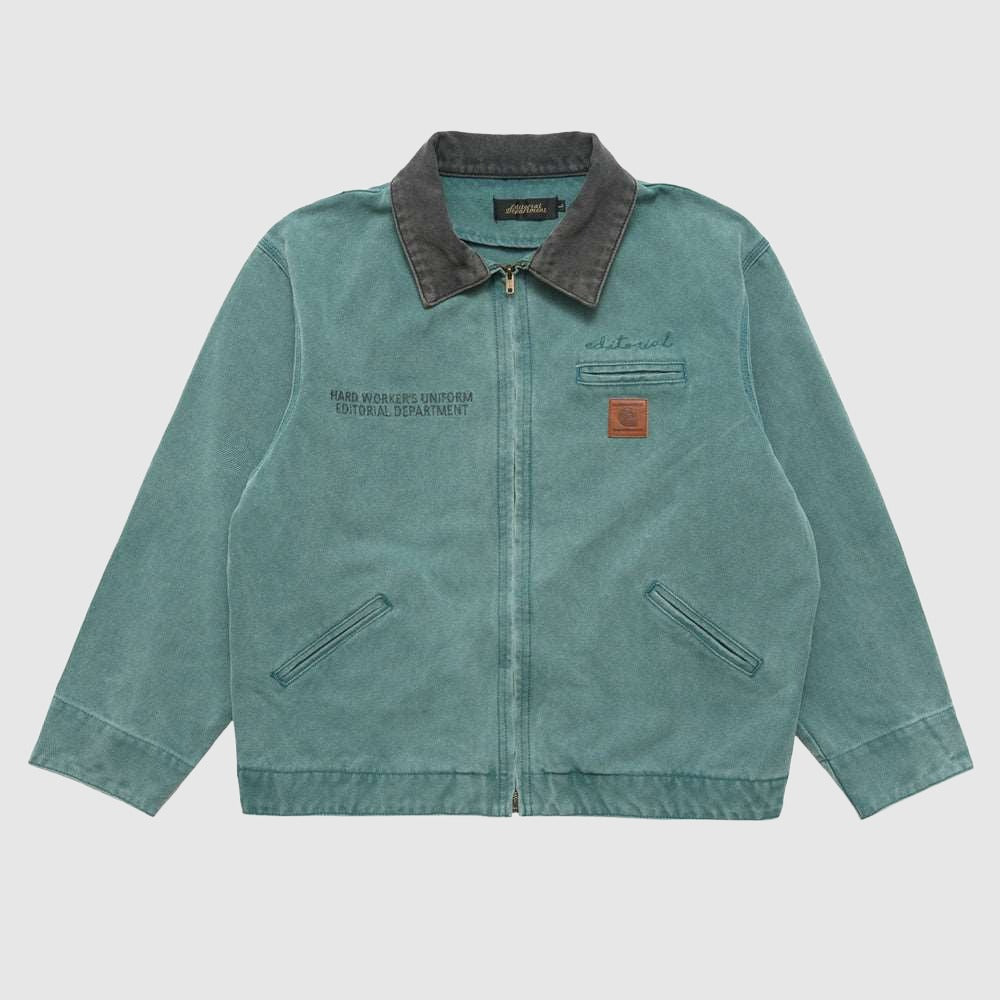 Men's Casual Loose Zip-up Denim Jacket - ChoreGirl