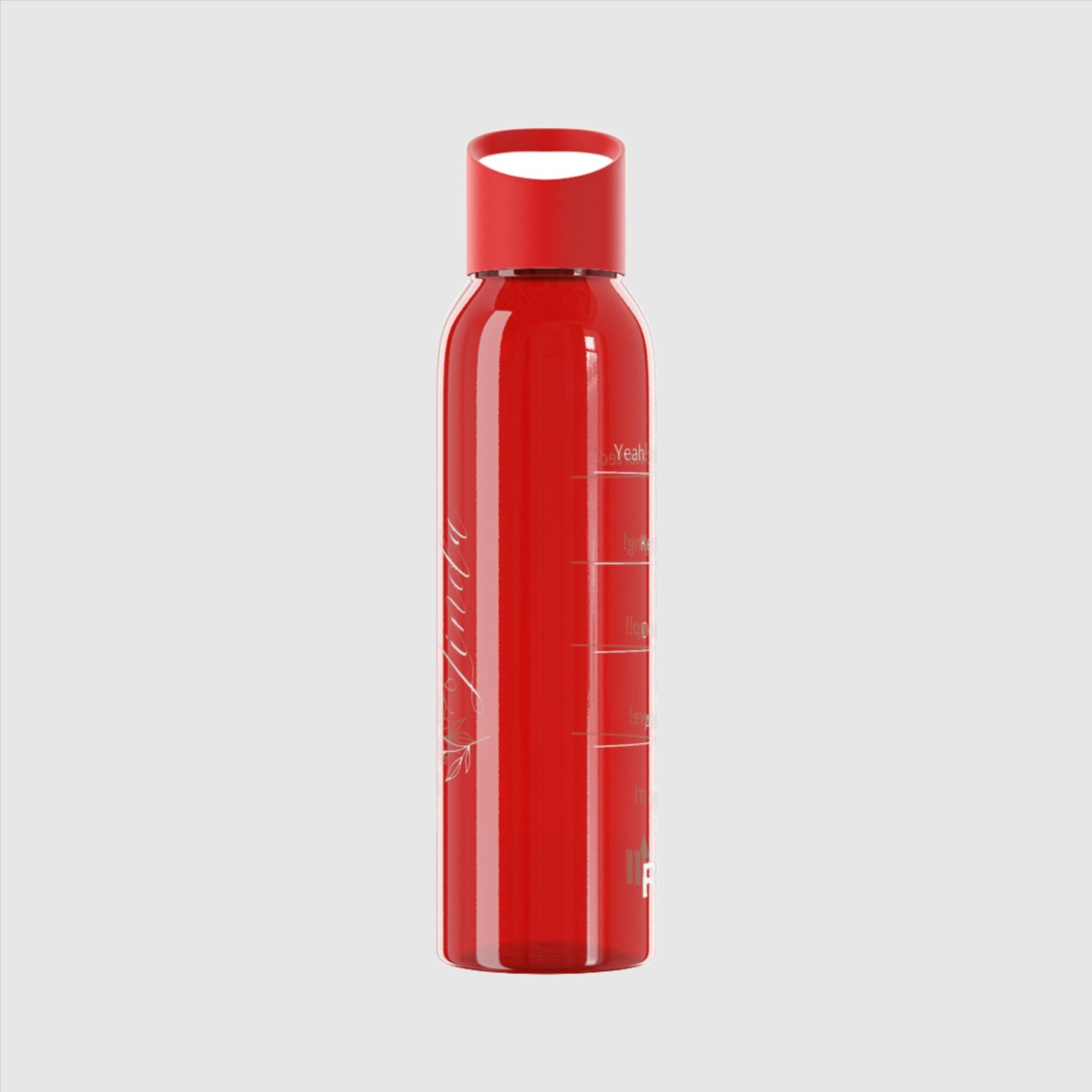 Custom Name "The Flower" Sky Water Bottle | PERSONALIZED - ChoreGirl