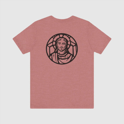 Custom Unisex Jersey Short Sleeve Tee | Celebrate Your Faith: Jesus is Love | PERSONALIZED - ChoreGirl