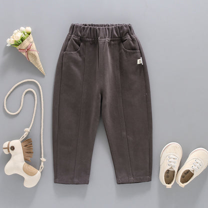 Baby Boys and Girls Solid Color Casual Pants - ChoreGirl