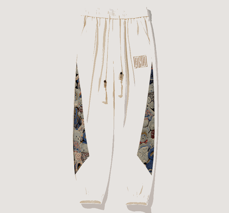 Men's Stitching Patch Pattern Sweatpants - ChoreGirl