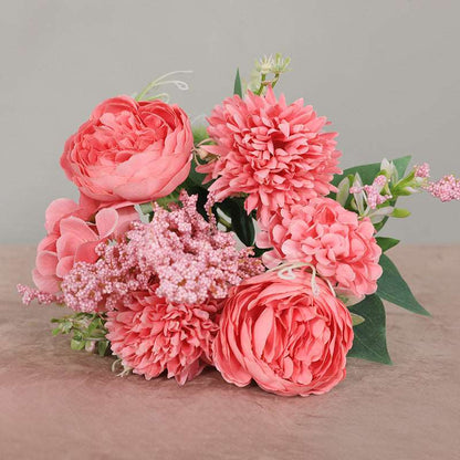 Decorative Fake Flower 7 Rose Bouquet - ChoreGirl