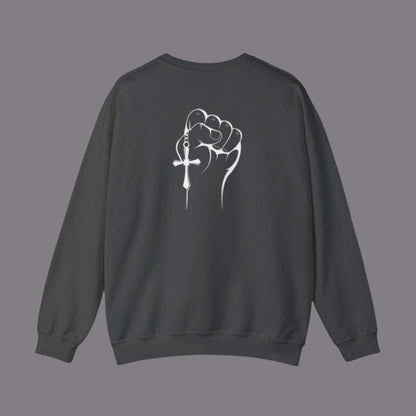 Custom Unisex Godfidence Heavy Blend Crewneck Sweatshirt | PERSONALIZED - ChoreGirl