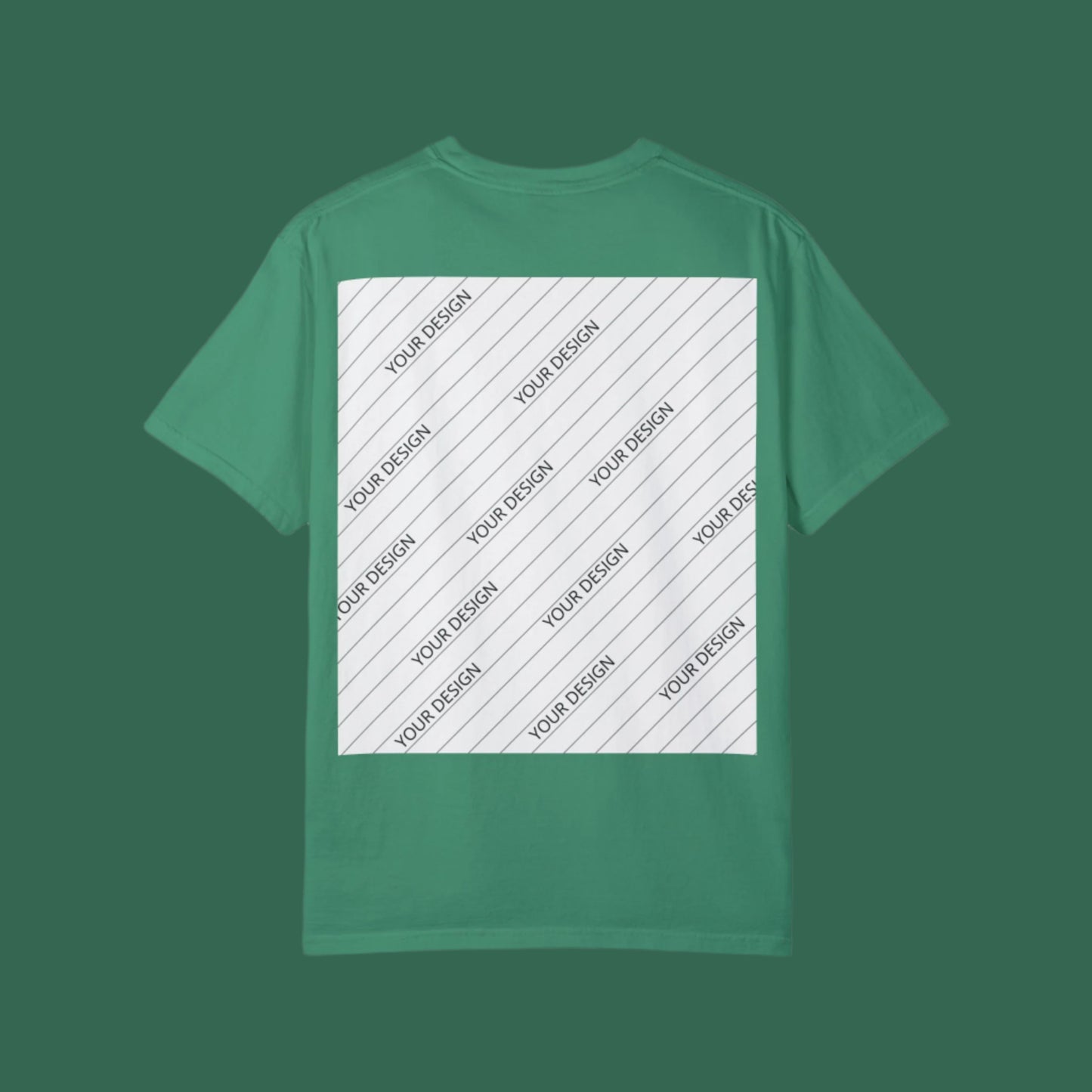 Custom Unisex Garment-Dyed T-Shirt - Personalize Your Design - ChoreGirl