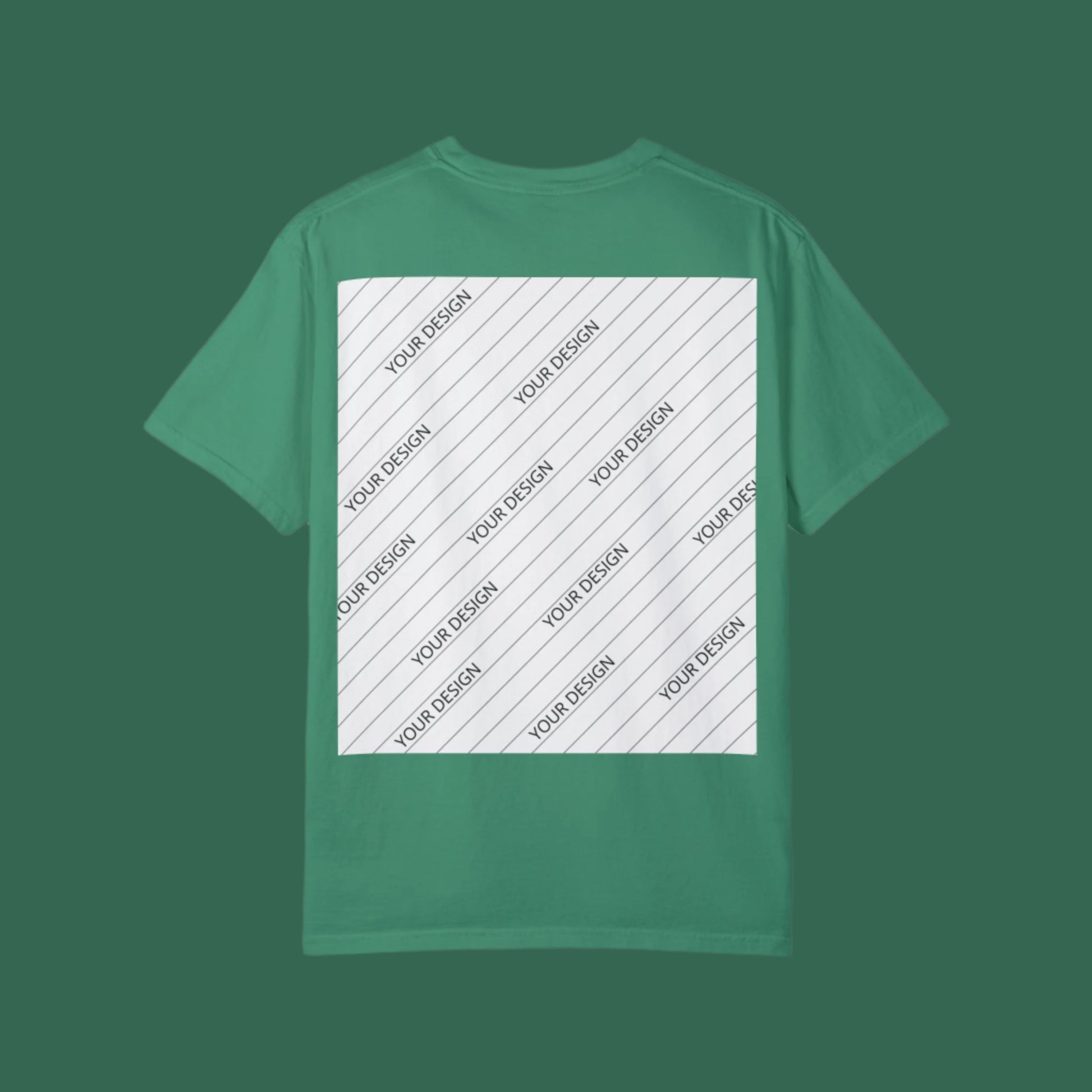 Custom Unisex Garment-Dyed T-Shirt - Personalize Your Design - ChoreGirl