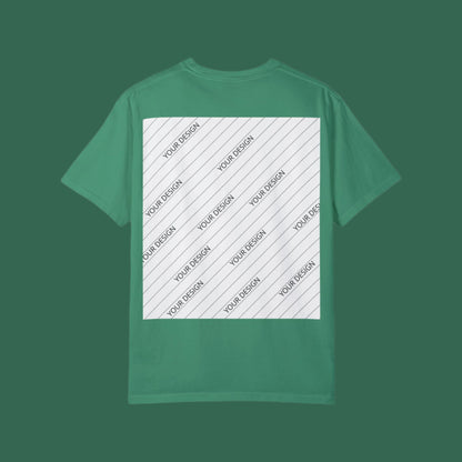 Custom Unisex Garment-Dyed T-Shirt - Personalize Your Design - ChoreGirl