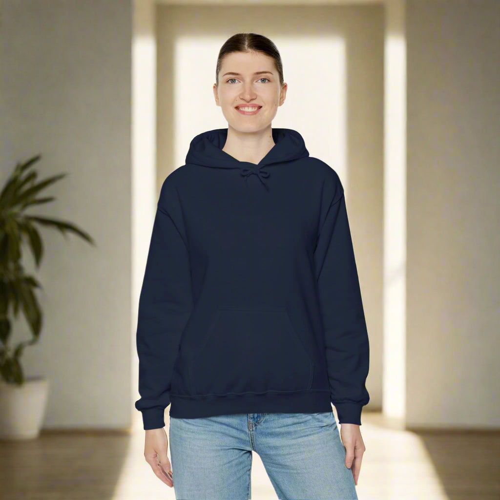 Personalized Custom Made Cozy White Unisex Hoodie | Gildan 18500 - Perfect for Casual Days and Gift Giving - ChoreGirl