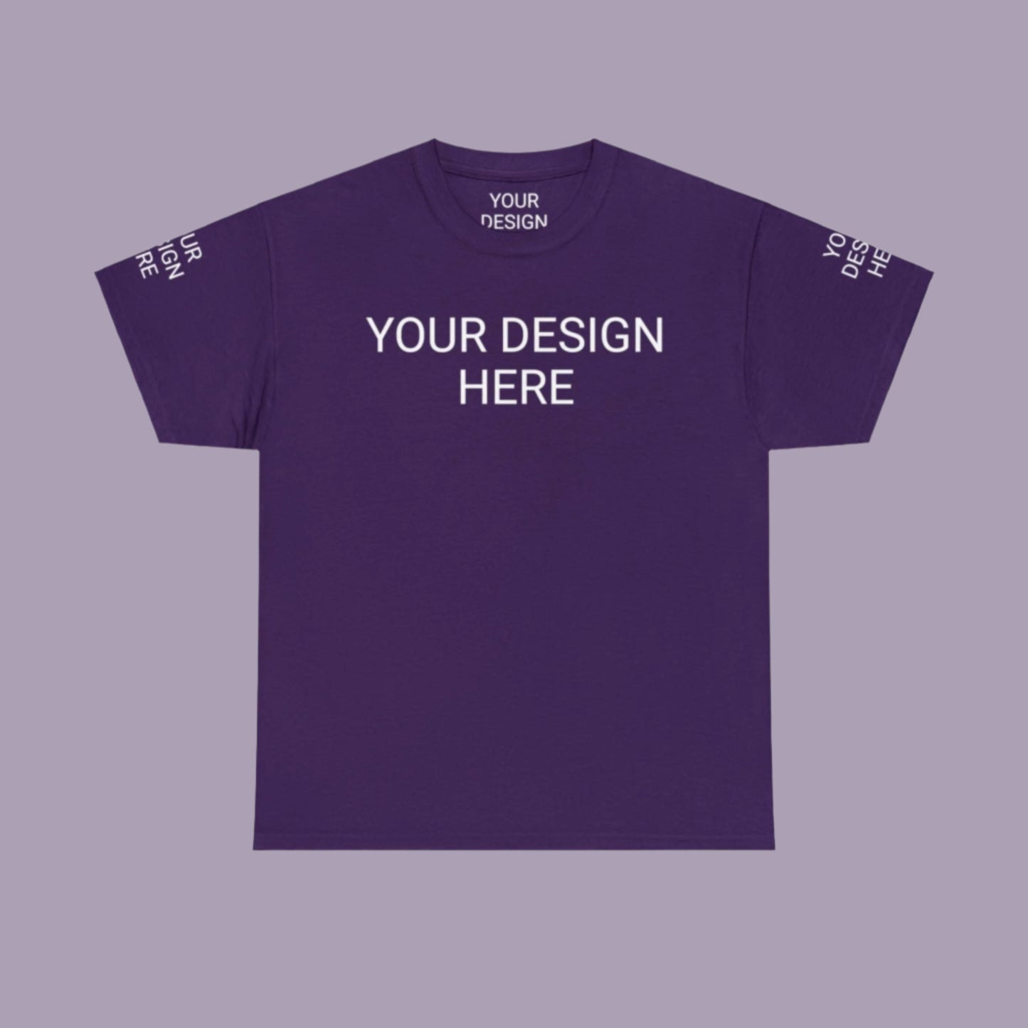 Unisex Custom Design Heavy Cotton Tee T-Shirt | Gildan 5000 | PERSONALIZED - ChoreGirl