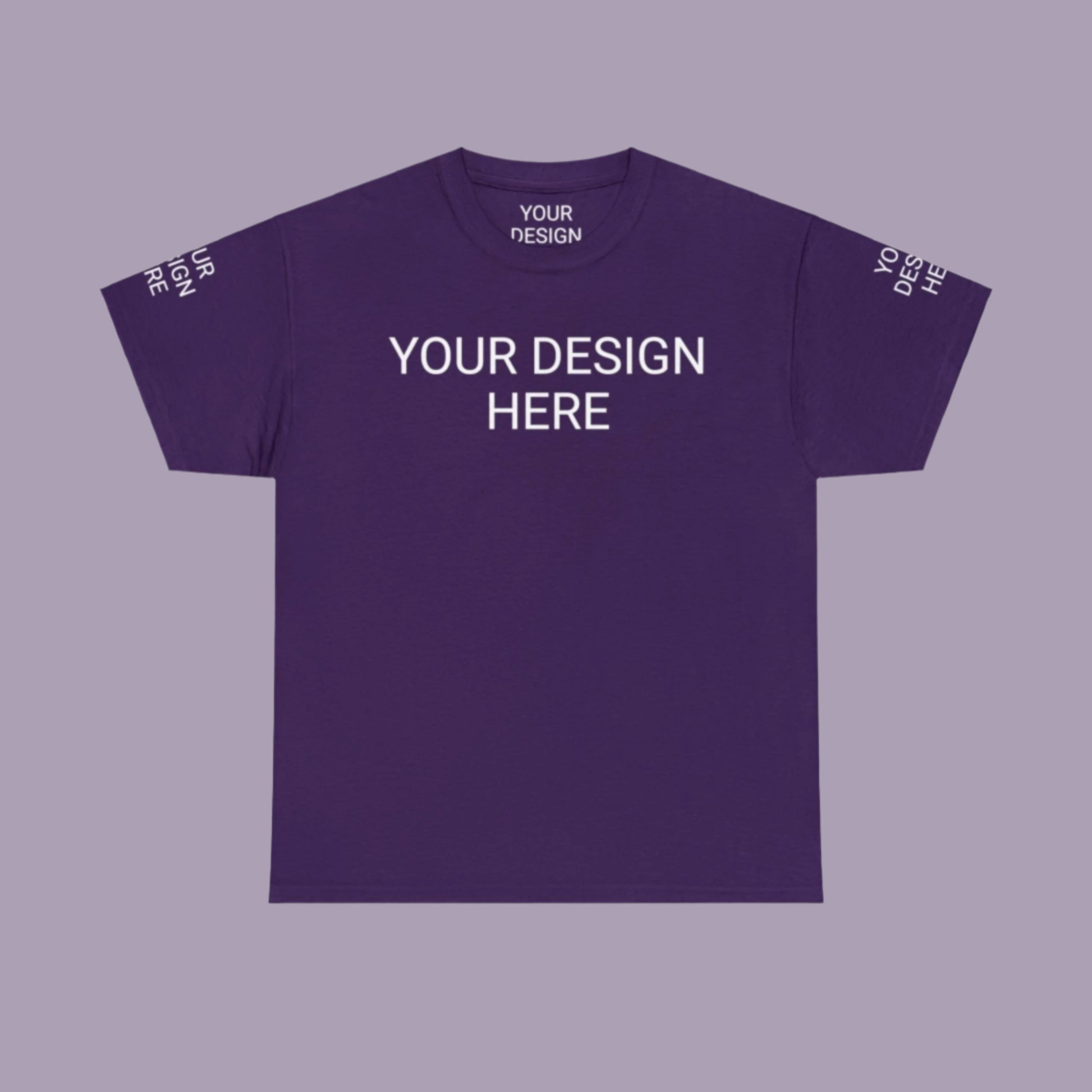 Unisex Custom Design Heavy Cotton Tee T-Shirt | Gildan 5000 | PERSONALIZED - ChoreGirl