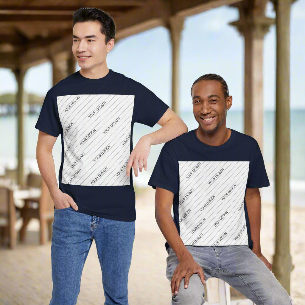 Personalized Custom Made Unisex Heavy Cotton Tee | Gildan 5000 - ChoreGirl